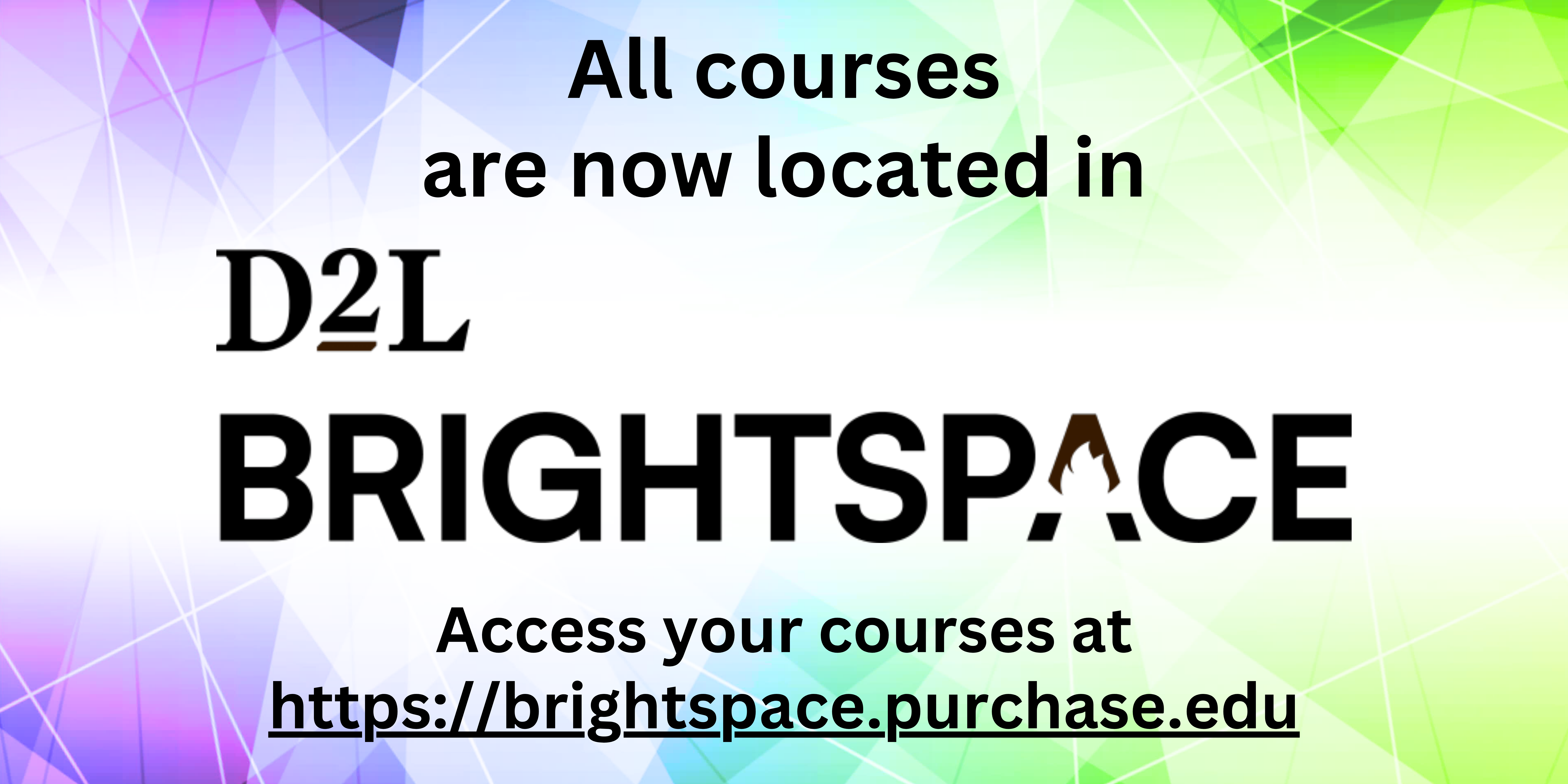All courses are now in Brightspace
